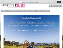 Tablet Screenshot of ladygolf.es